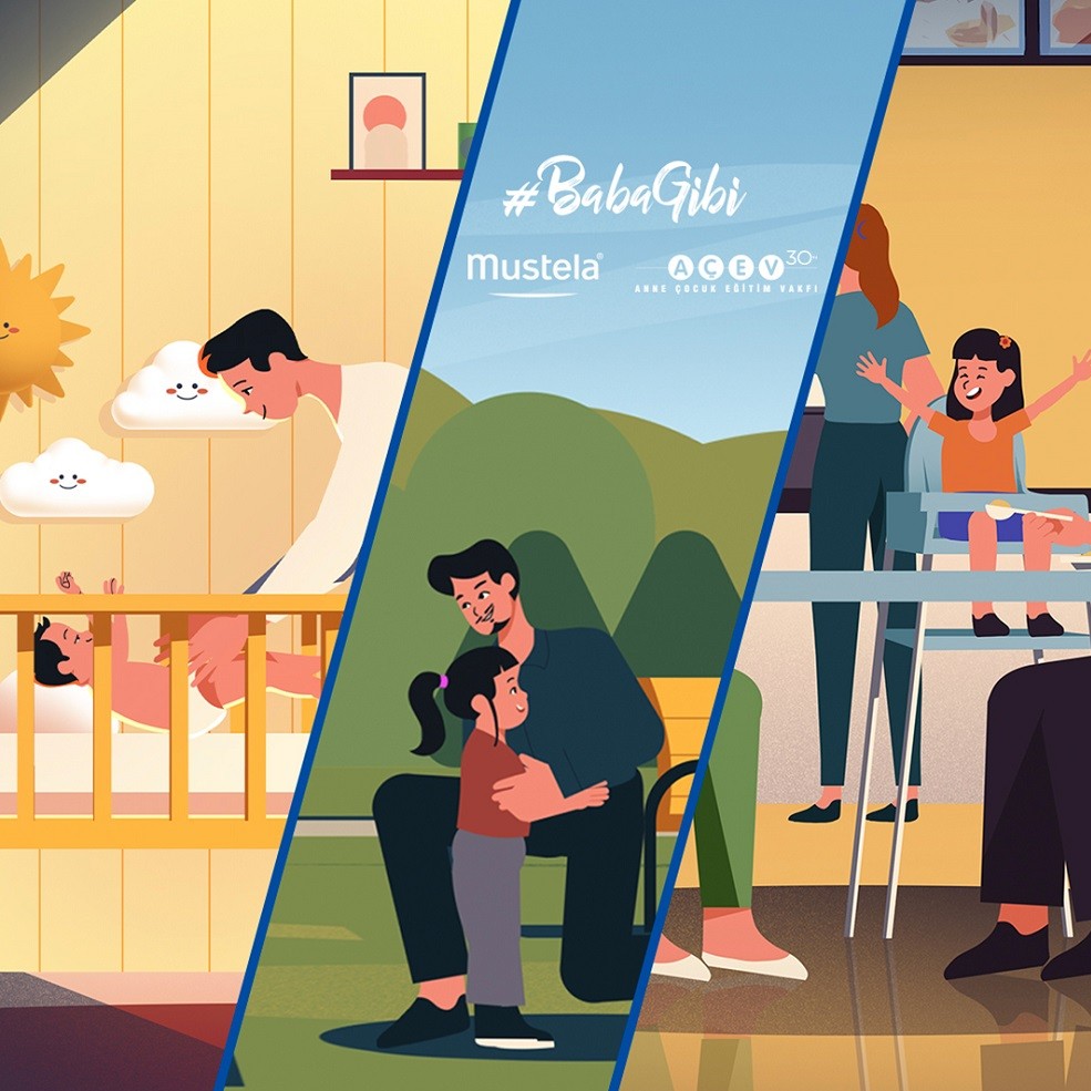 Mustela’dan Eşit Ebeveynliğe #babagibi Kampanyasıyla Destek