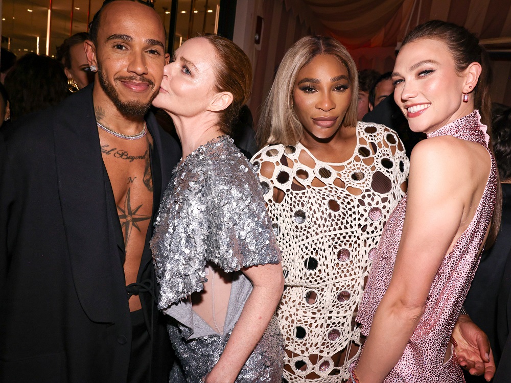 Lewis Hamilton, Stella McCartney, Serena Williams, Karlie Kloss