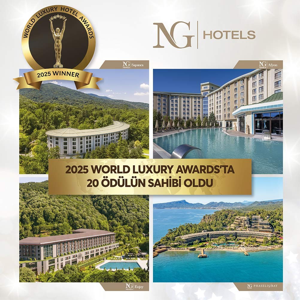 NG Hotels, 2025 World Luxury Awards’ta 20 Ödül Kazandı