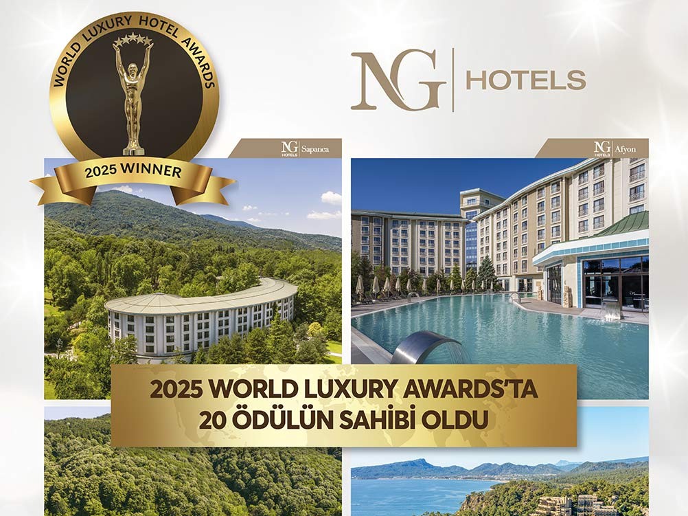 NG Hotels, 2025 World Luxury Awards’ta 20 Ödül Kazandı