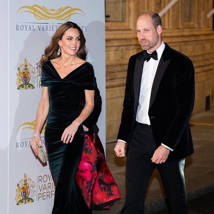 Prens William ve Kate Middleton, Royal Variety Performance’da Kırmızı Halıda