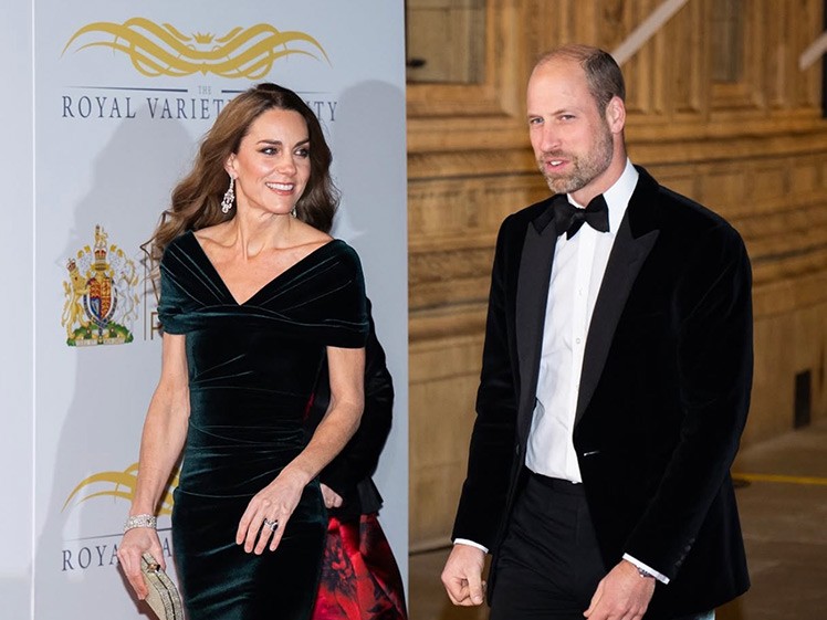 Prens William ve Kate Middleton, Royal Variety Performance’da Kırmızı Halıda