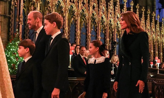 Kate Middleton ve Kraliyet Ailesi, Noel Sezonunu Westminster Abbey’de Başlattı