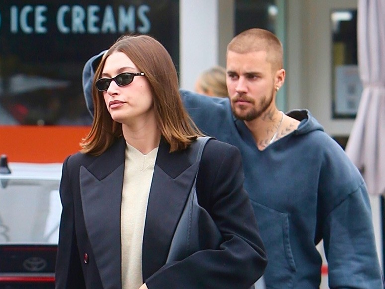 Justin Bieber ve Hailey Bieber, West Hollywood’da