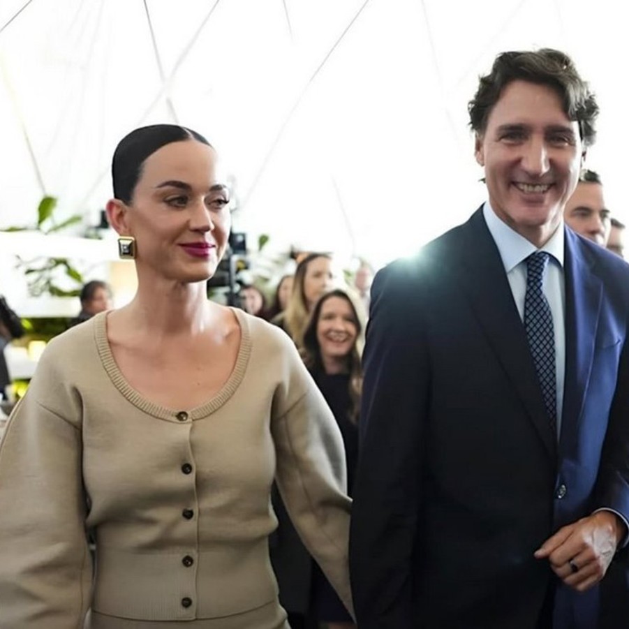 Katy Perry ile Justin Trudeau Davos’ta El Ele Görüntülendi