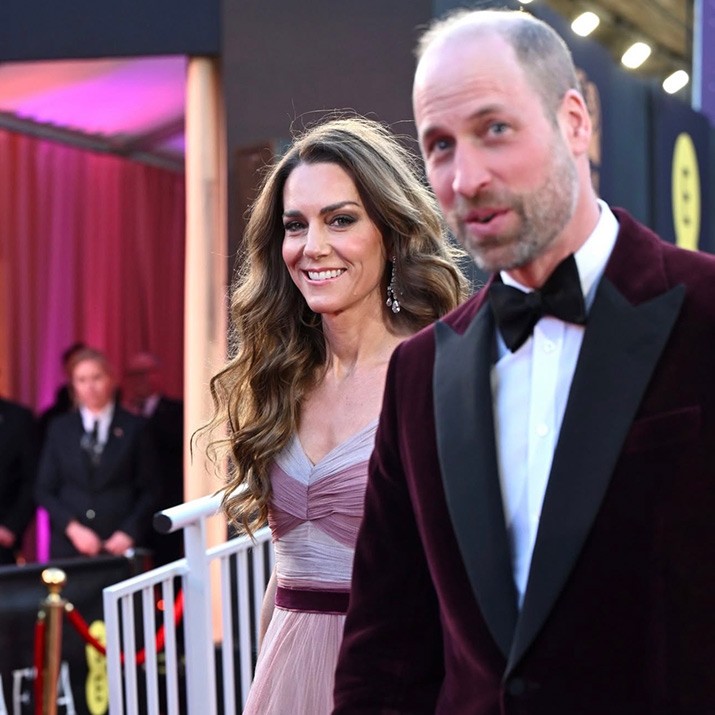 Galler Prensi ve Prensesi BAFTA Film Awards Gecesinde