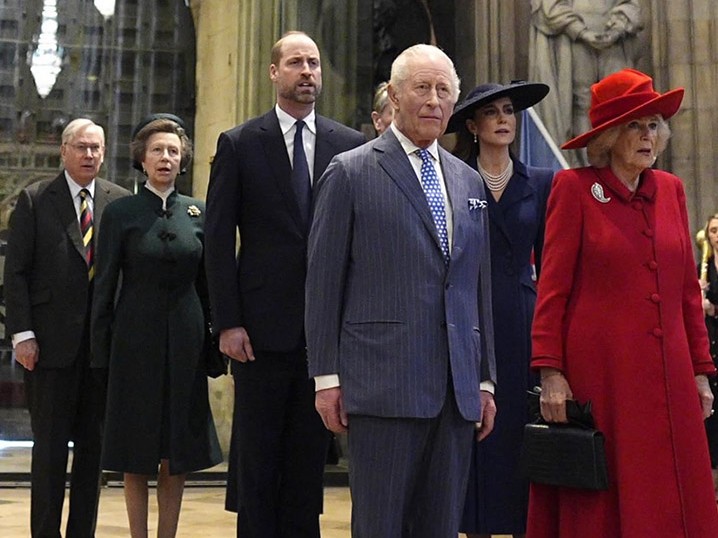 İngiliz Kraliyet Ailesi Commonwealth Day Töreninde Bir Araya Geldi