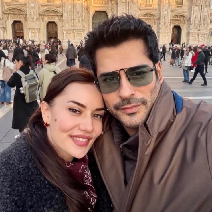 Fahriye Evcen ve Burak Özçivit Milano’da