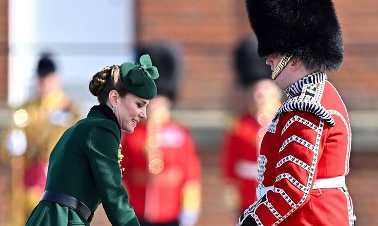 Galler Prensesi Catherine, St. Patrick’s Day Töreninde