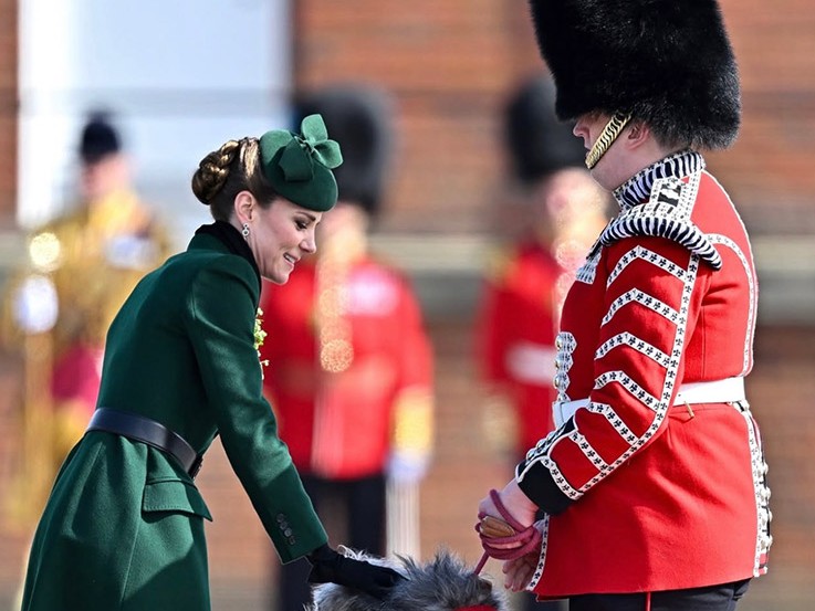 Galler Prensesi Catherine, St. Patrick’s Day Töreninde