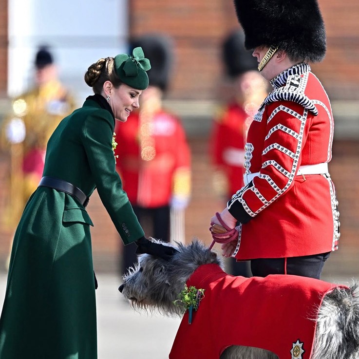 Galler Prensesi Catherine, St. Patrick’s Day Töreninde