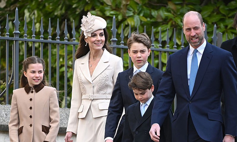 Windsor’da Kraliyet Ailesinden Zarif Görünüm