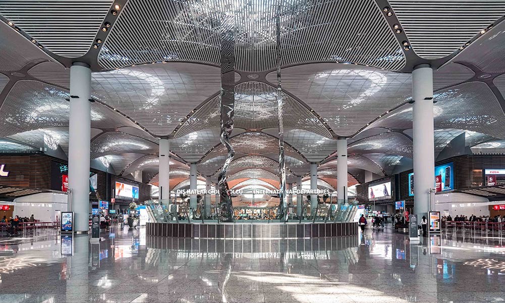 İGA İstanbul Havalimanı’nın Merkezi Dev Sanat Eseri ile Buluştu