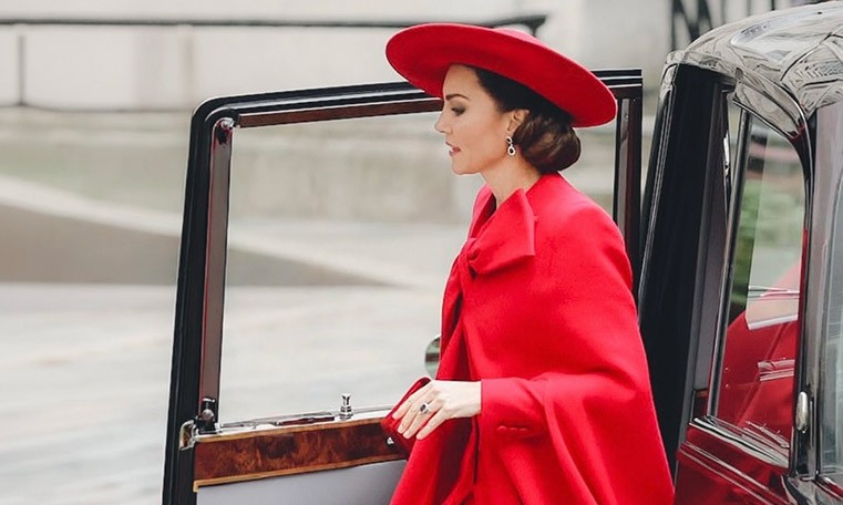 Prenses Kate’in Kırmızıyla Kurduğu Güçlü Stil Dili
