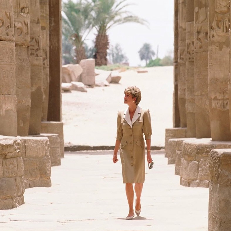 Kraliyet arşivinden: Prenses Diana’nın Mısır ziyareti (1992)