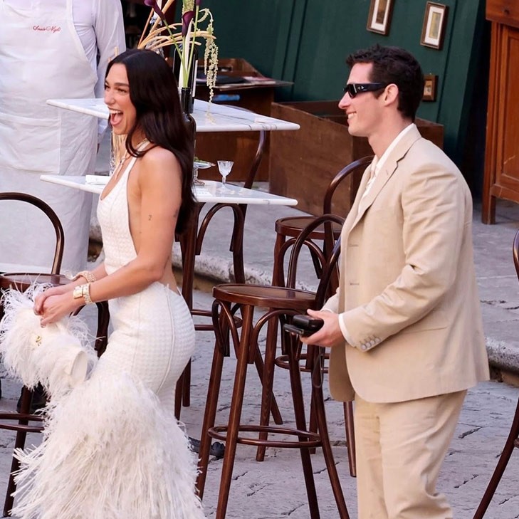 Dua Lipa ve Callum Turner’ın Düğün Kutlamaları Palermo’da Başladı