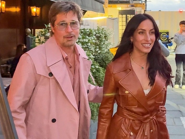 Brad Pitt ve Ines de Ramon’dan Paris’te Şık Akşam Yemeği
