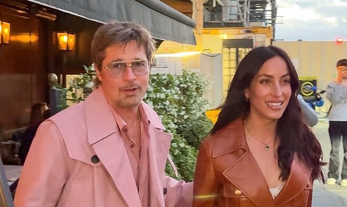 Brad Pitt ve Ines de Ramon’dan Paris’te Şık Akşam Yemeği