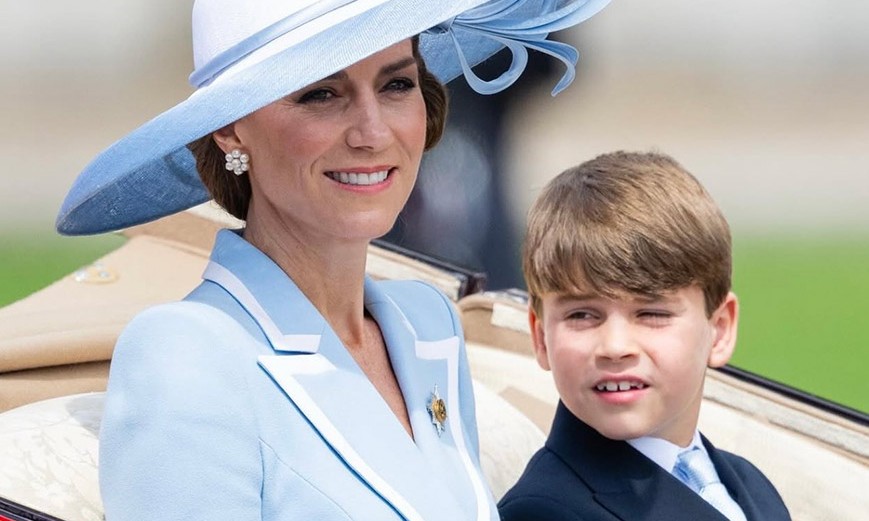 Kate Middleton zarafetiyle Trooping the Colour törenine damga vurdu