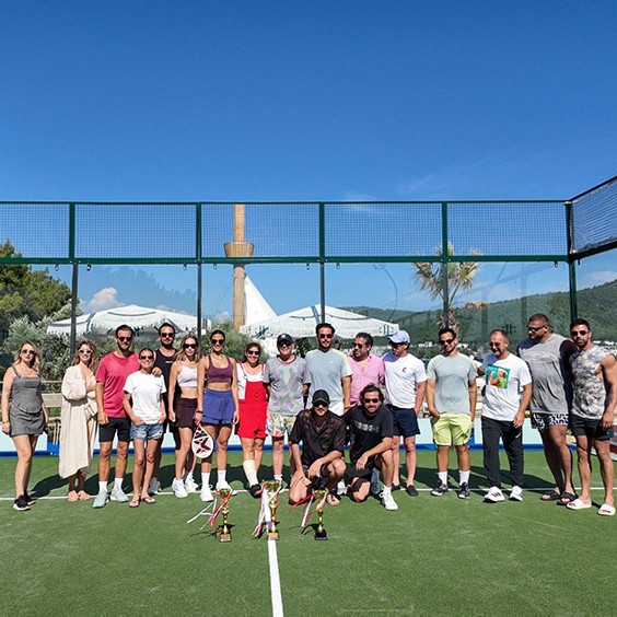 Ünlüler Padel Kortunda Buluştu: Bodrum’da Keyifli Turnuva