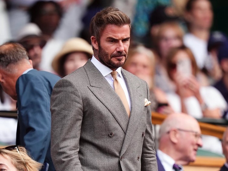 David Beckham, Wimbledon’da şıklığıyla yine gündem oldu