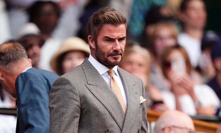David Beckham, Wimbledon’da şıklığıyla yine gündem oldu