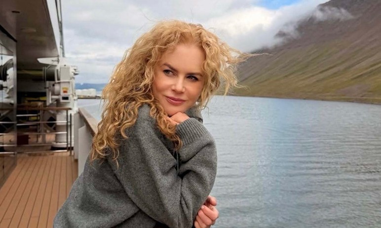 Nicole Kidman’dan İzlanda’da Doğal Kareler