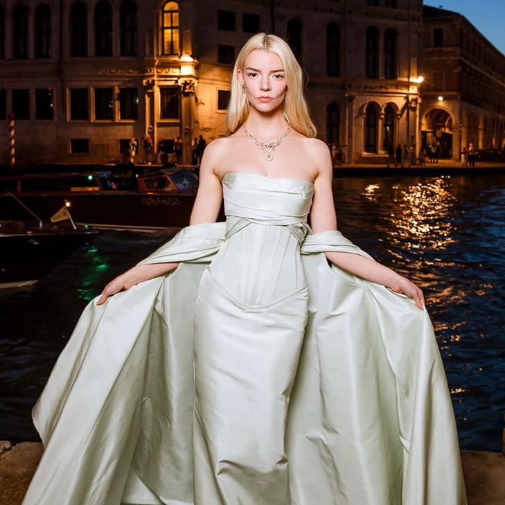 Anya Taylor-Joy’dan Venedik’te zarif stil