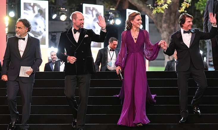 Kraliyet ve Hollywood aynı karede