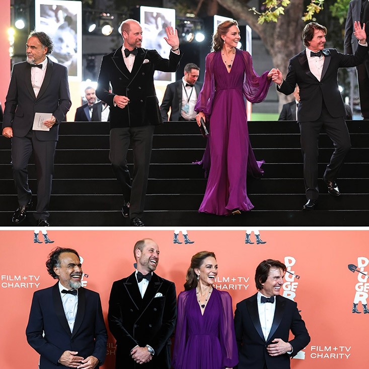 Kraliyet ve Hollywood aynı karede