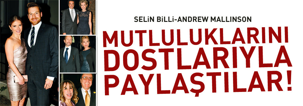 Mutluluklarını dostlarıyla paylaştılar