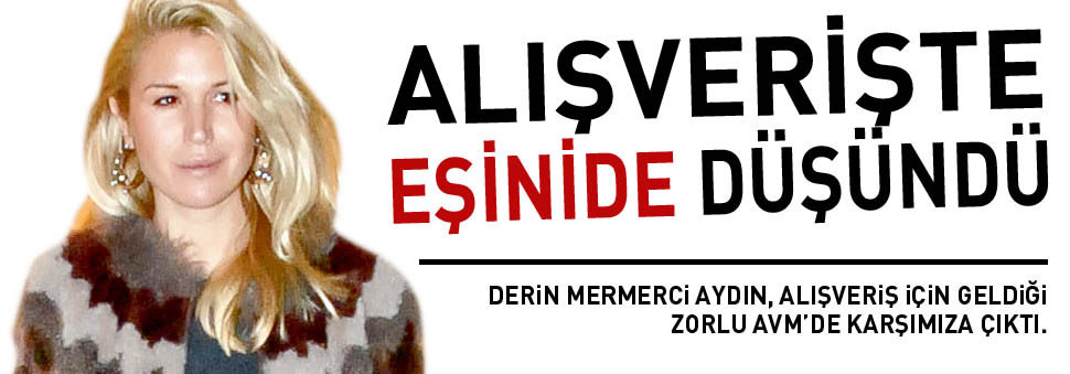 Alışveriş yaparken eşinide düşündü