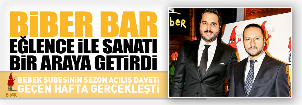 Biber Bar eğlence ile sanatı bir araya getirdi