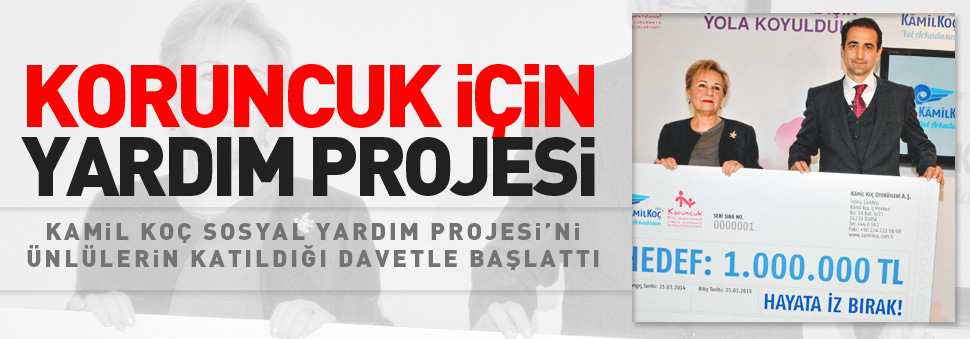 Koruncuk için yardım projesi