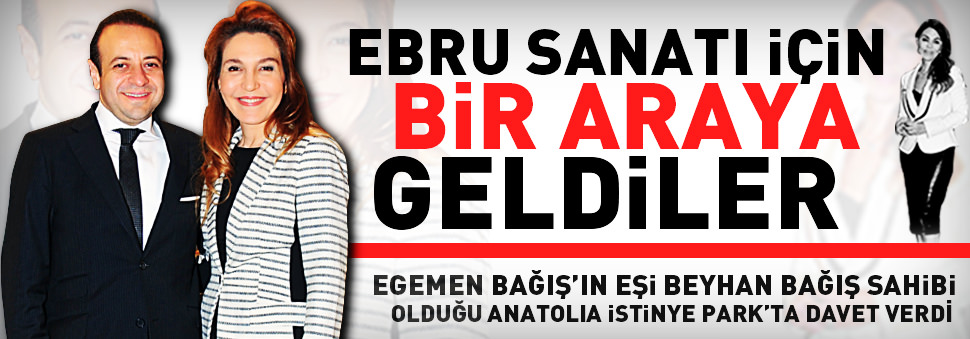 Ebru sanatı için bir araya geldiler