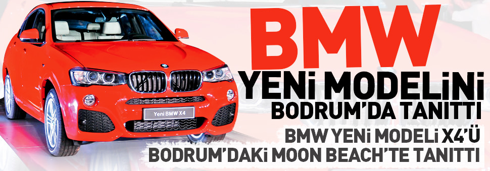 BMW yeni modelini Bodrum'da tanıttı