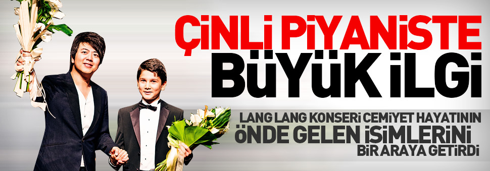 Çinli piyaniste büyük ilgi