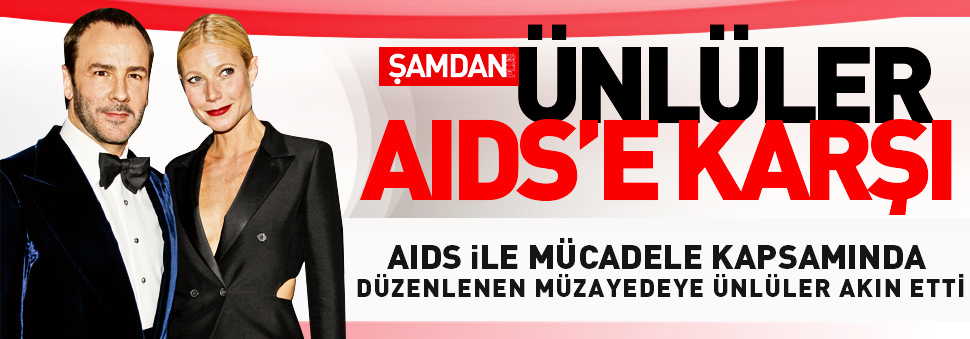 Ünlüler AIDS'e karşı