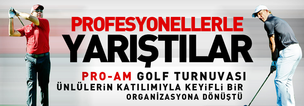 Profesyonellerle yarıştılar