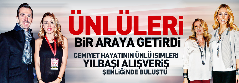 Yılbaşı Alışveriş Şenliği'nde buluştular