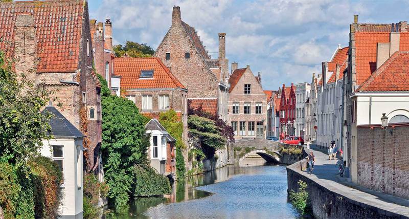 Ortaçağ’dan kalma bir şehir Brugge