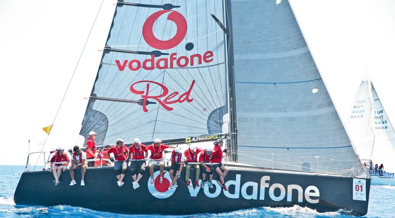 'Vodafone Red Famous Cup' için yarıştılar