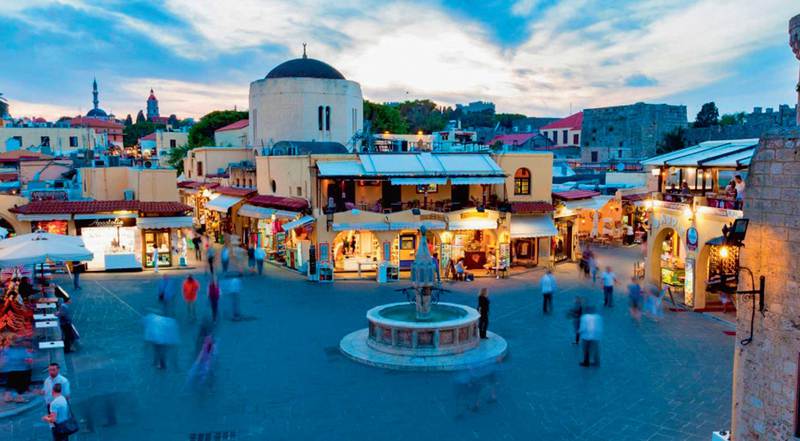 Ortaçağ'dan kalma bir şehir Rodos