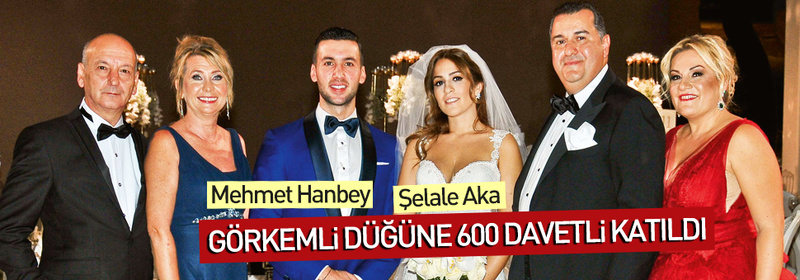 Görkemli düğüne 600 davetli katıldı