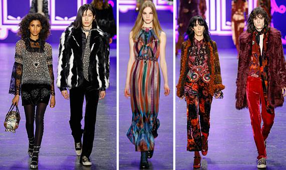 Anna Sui 2016-17 Sonbahar/Kış, NY