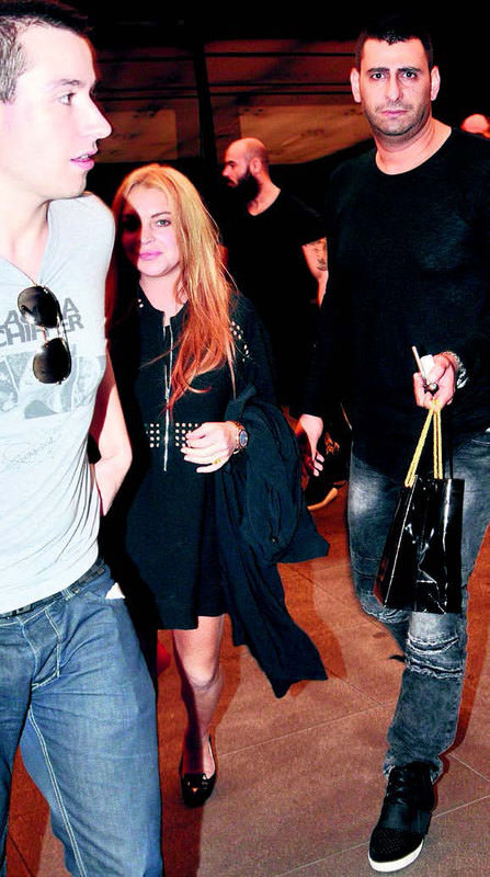 Lindsay Lohan kriz yarattı