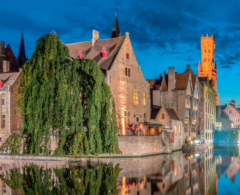 Ortaçağ'dan kalma şehir Brugge