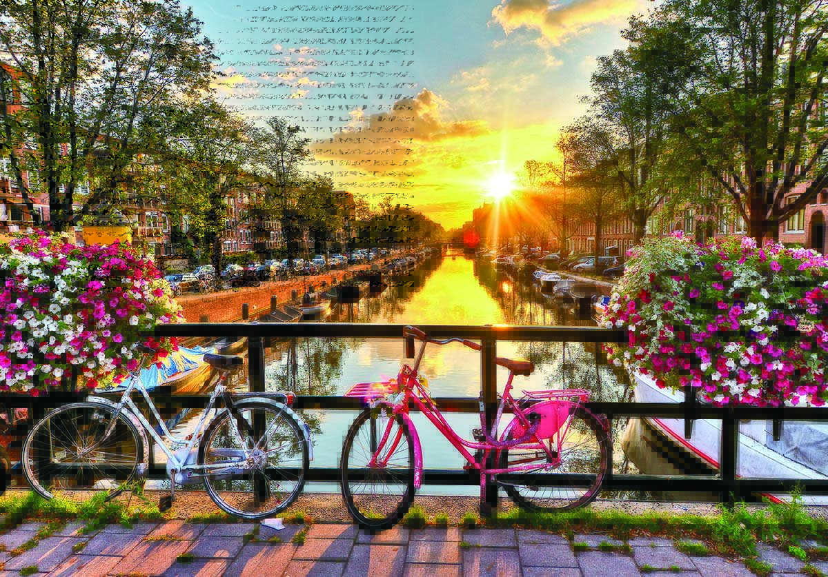 Deniz seviyesinin altındaki renkli şehir Amsterdam