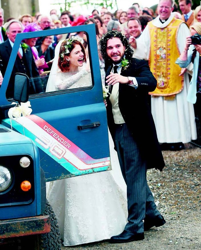 'Jon Snow'un romantik düğünü