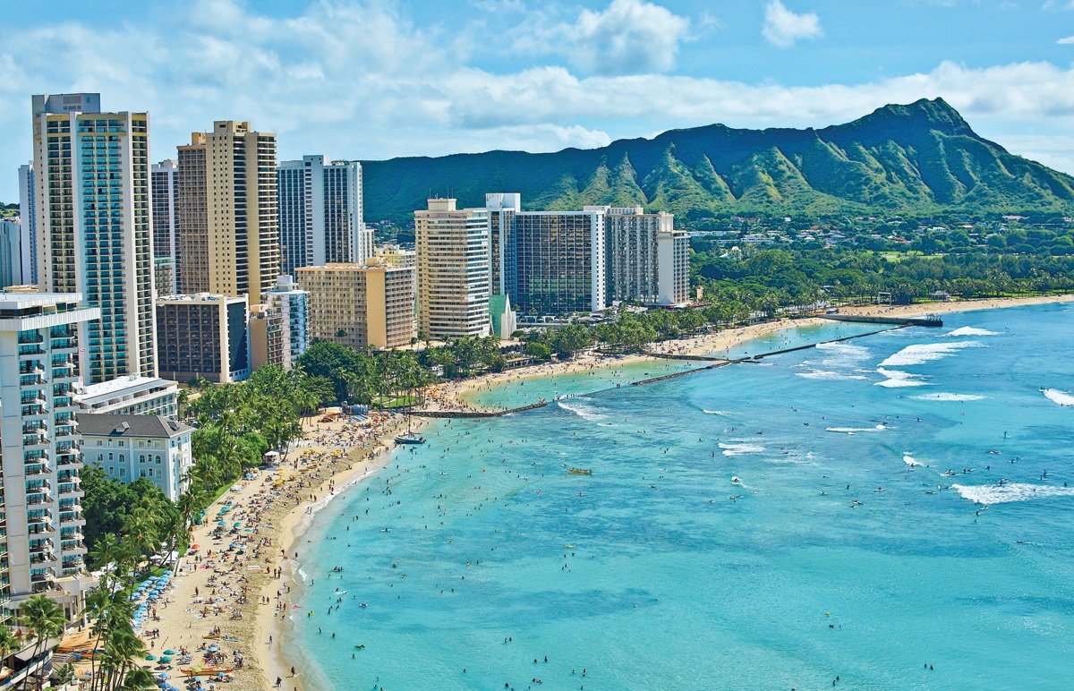 Büyük Okyanus'un ortasında bir tatil cenneti Hawaii